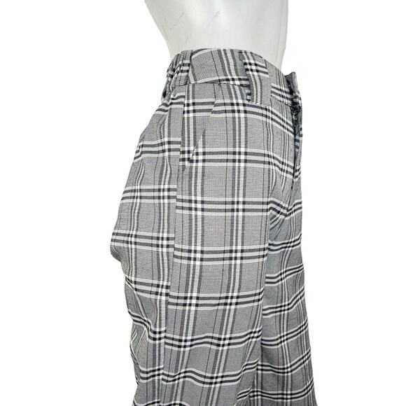 I AM GIA the Cobain Plaid Relaxed fit Chain Pants in Gray Women's Size XS - Picture 10 of 11